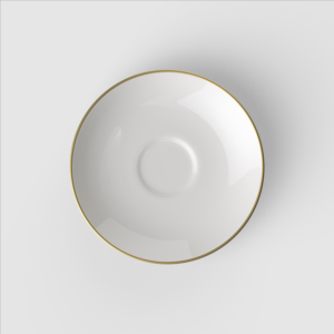 Farfurie ceasca cafea/ceai - V&B - Anmut Gold, 15 cm