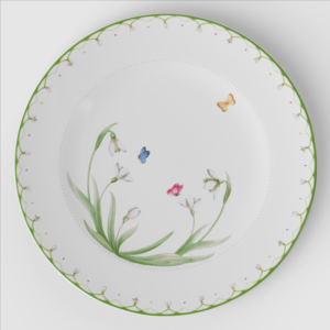 Platou buffet rotund, V&B - Colourful Spring, 32 cm