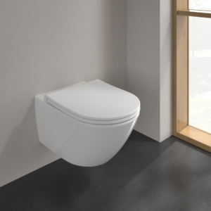 Vas WC cu capac V&B - Universo, suspendat, 56 x 37 cm