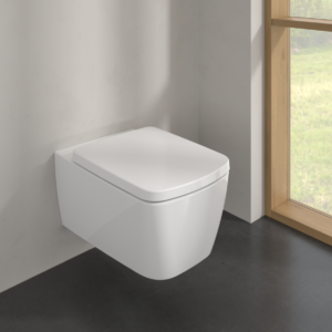 Vas WC cu capac V&B - Subway 3.0 New, suspendat rectangular, 56 x 37 cm