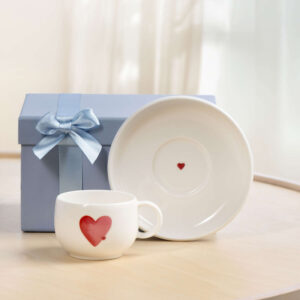 Ceasca espresso cu farfurioara V&B - With Love Sending love, 0,06 l
